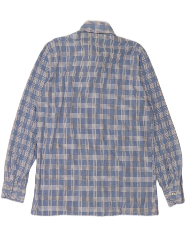 CONFEZIONI DI LUSSO Cămașă pentru bărbați Mărimea 41 16 Lung Blue Check