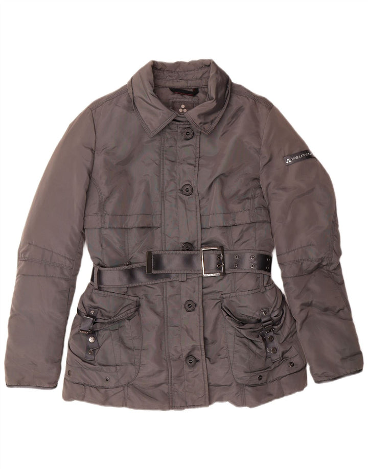 Jachetă căptușită cu curea PEUTEREY pentru femei IT 46 mare, gri, poliamidă, clasică