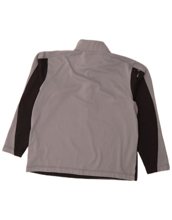 Top de trening Nike Dri Fit Pullover pentru bărbați UK 42/44, mare, gri, bloc de culoare