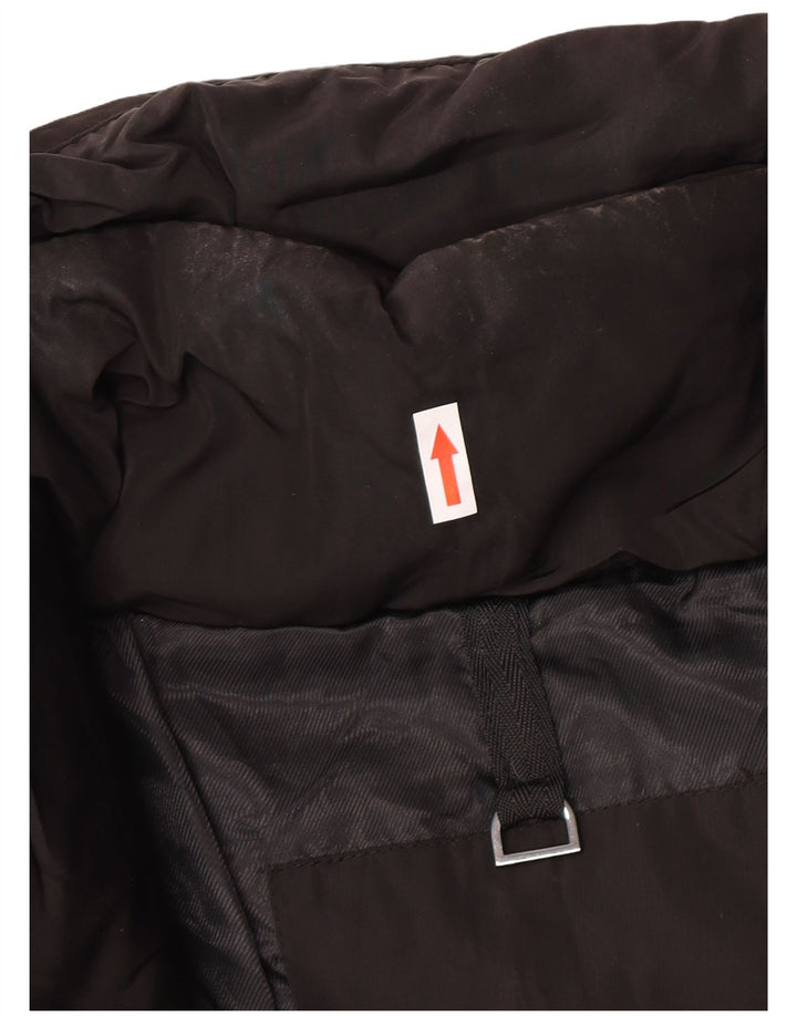 Palton căptușit pentru femei Zara UK 14 Poliester mediu negru