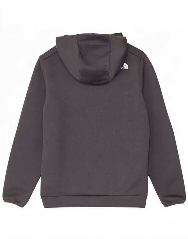 Pulover cu glugă cu fermoar The North Face pentru băieți 15-16 ani 2XL poliester gri