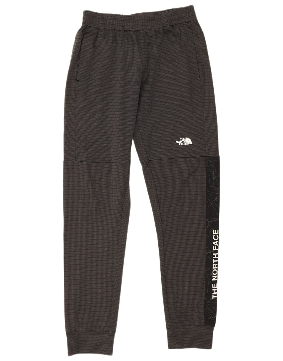 The North Face Pantaloni de trening grafic pentru bărbați Joggeri mici, gri, carouri