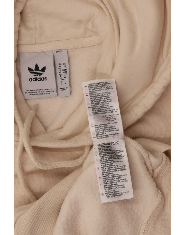 Pulover Adidas pentru bărbați, bumbac, bej mediu