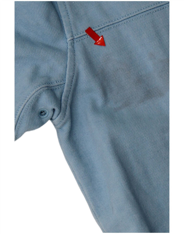 Crew Clothing Hanorac pentru bărbați cu fermoar și gât Pulover Bumbac albastru mediu