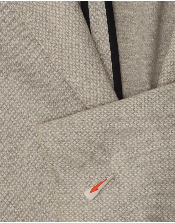 Massimo Dutti Jachetă pentru bărbați cu 2 nasturi EU 56 XL Gri Argyle/Diamond
