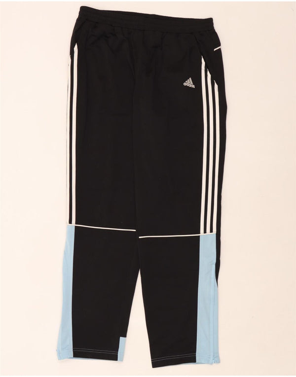 Pantaloni de trening Adidas pentru bărbați UK 40/42 Medium Black Colorblock Poliester