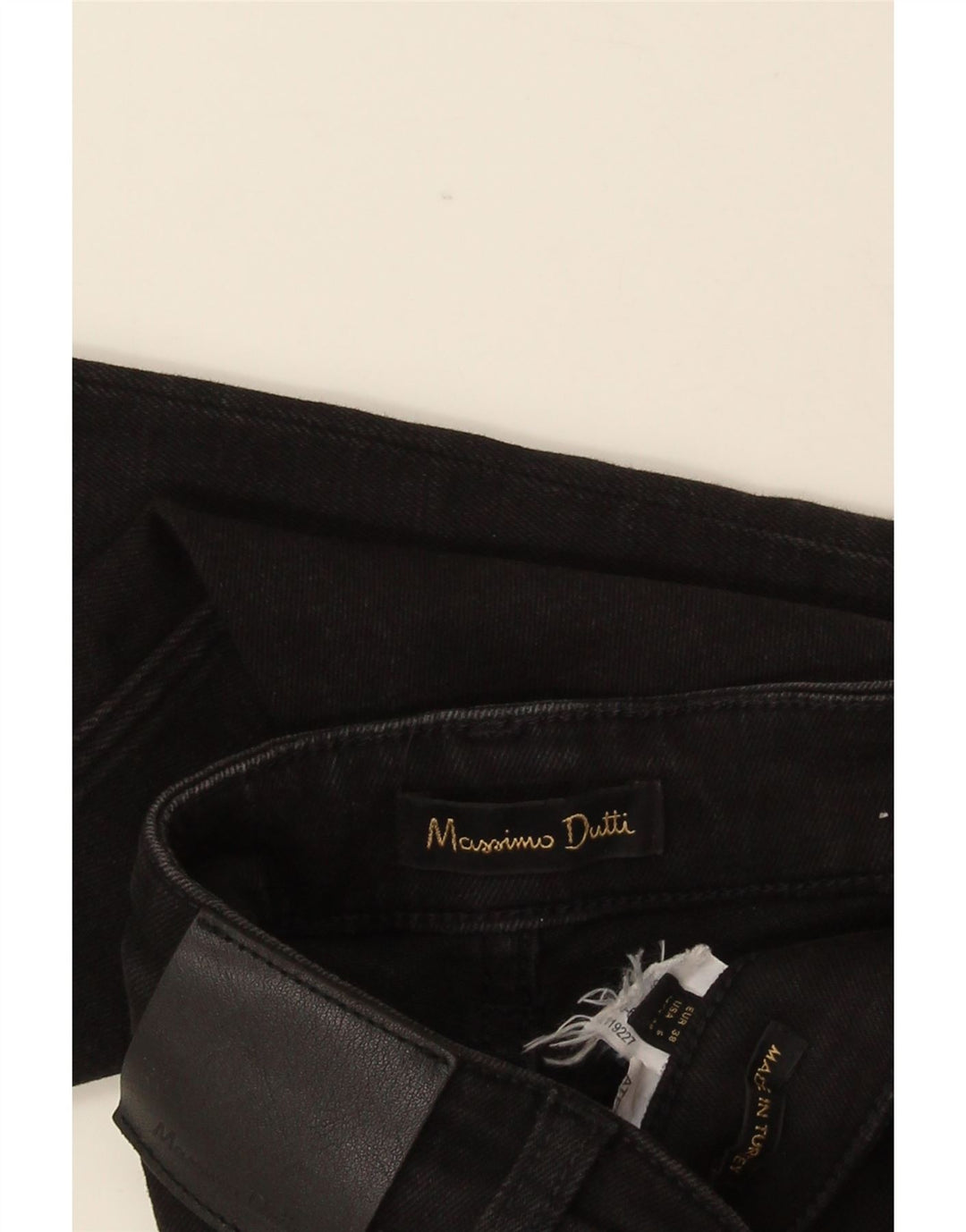 Massimo Dutti Blugi Bootcut Femei EU 38 Mici W28 L32 Negri