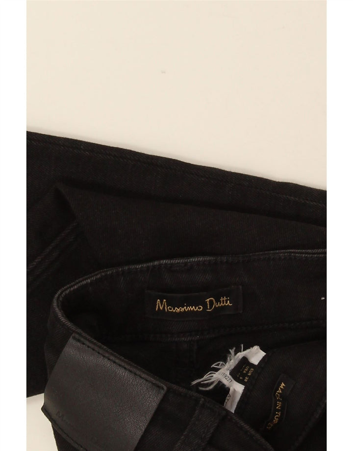 Massimo Dutti Blugi Bootcut Femei EU 38 Mici W28 L32 Negri