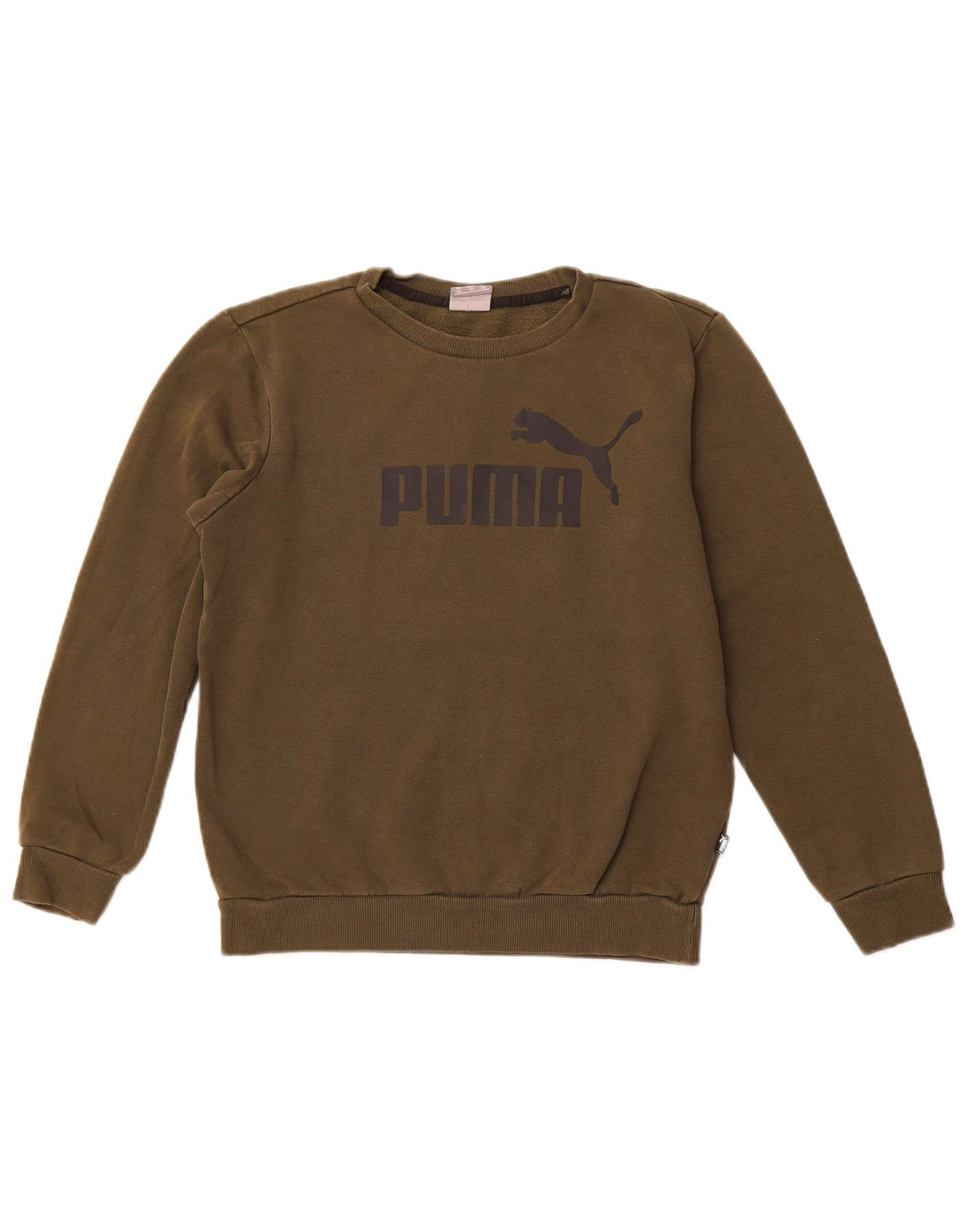 Pulover grafic pentru bărbați PUMA XS bumbac kaki