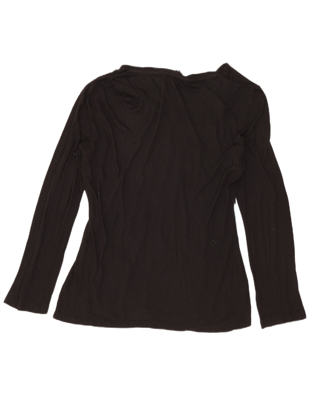 DESIGUAL Top grafic pentru femei cu mânecă lungă UK 16 mare negru