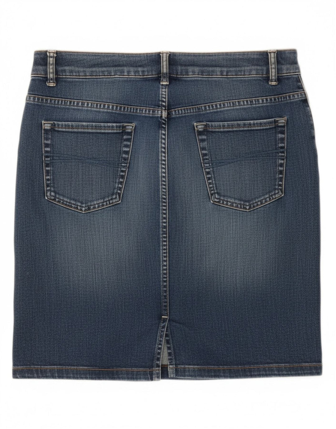 Fusta de blugi pentru femei Henry Cottons W28, bumbac albastru mediu