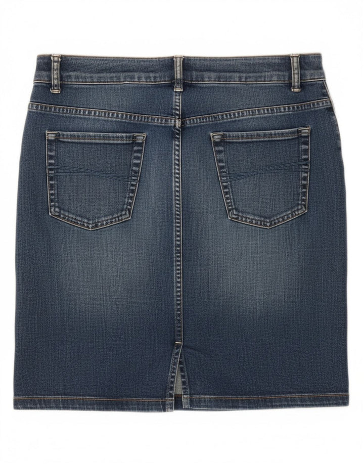 Fusta de blugi pentru femei Henry Cottons W28, bumbac albastru mediu