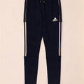 Pantaloni de trening Adidas pentru femei UK 10 Poliester bleumarin mic