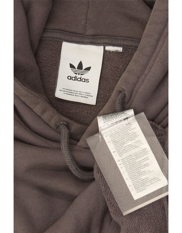 Pulover Adidas pentru bărbați, bumbac, gri mediu