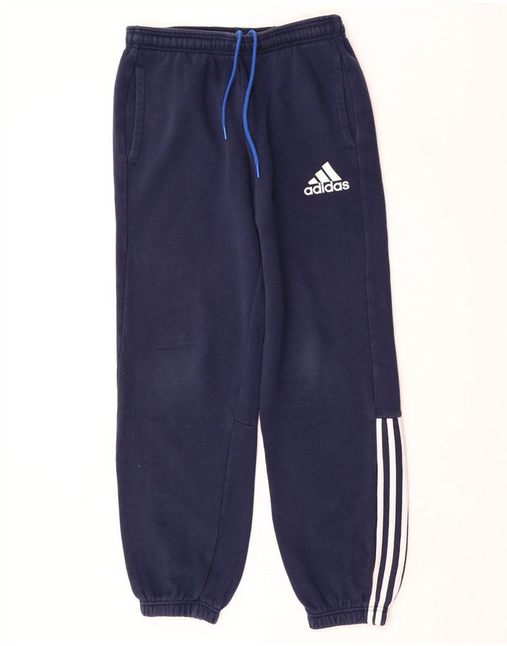 Pantaloni de trening pentru bărbați Adidas Pantaloni de jogging, mediu, bleumarin, bumbac