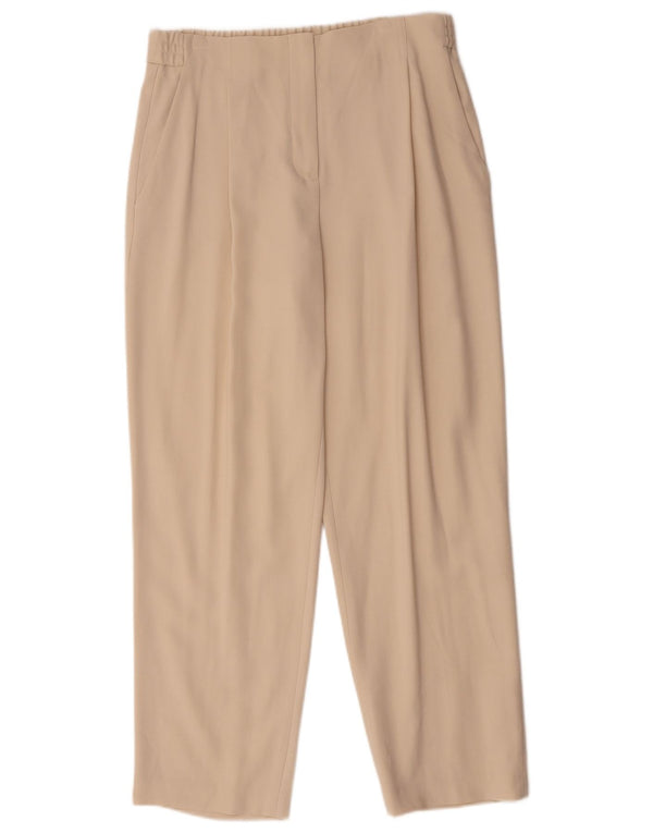 Massimo Dutti Pantaloni chino pentru femei cu talie înaltă EU 40 Medium W30 L28 Bej
