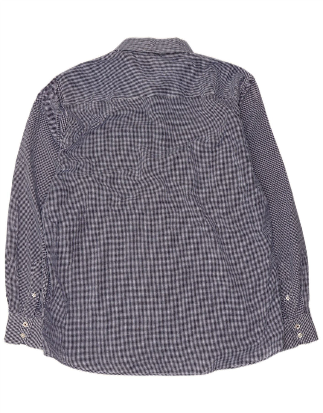Cămașă pentru bărbați PIERRE CARDIN, cu o formă regulată, 2XL, poliester vichy albastru