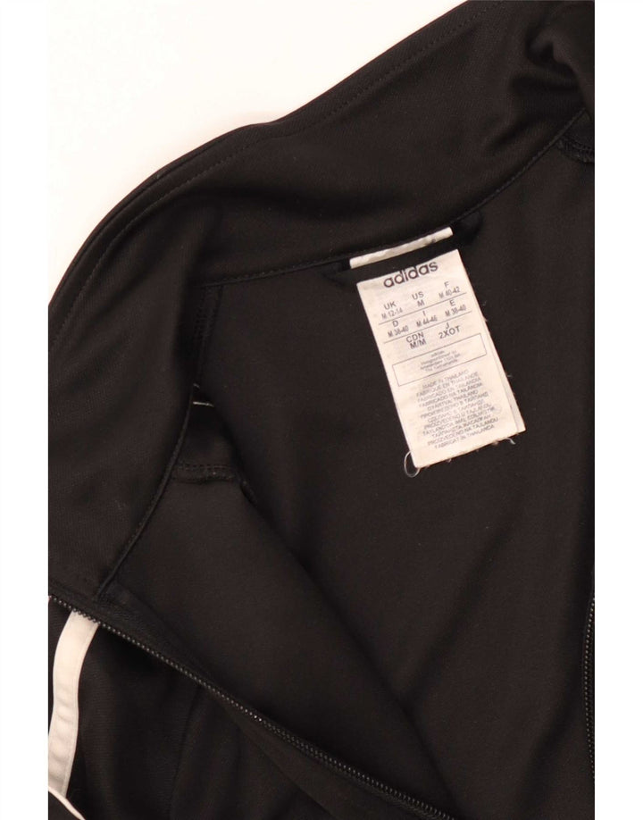 Jachetă de trening Adidas pentru femei UK 12/14 Poliester mediu negru