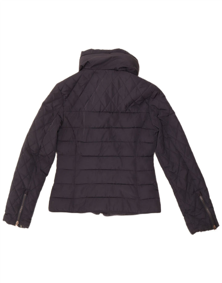 Jachetă căptușită Superdry pentru femei UK 10 Small Bleumarin Poliester