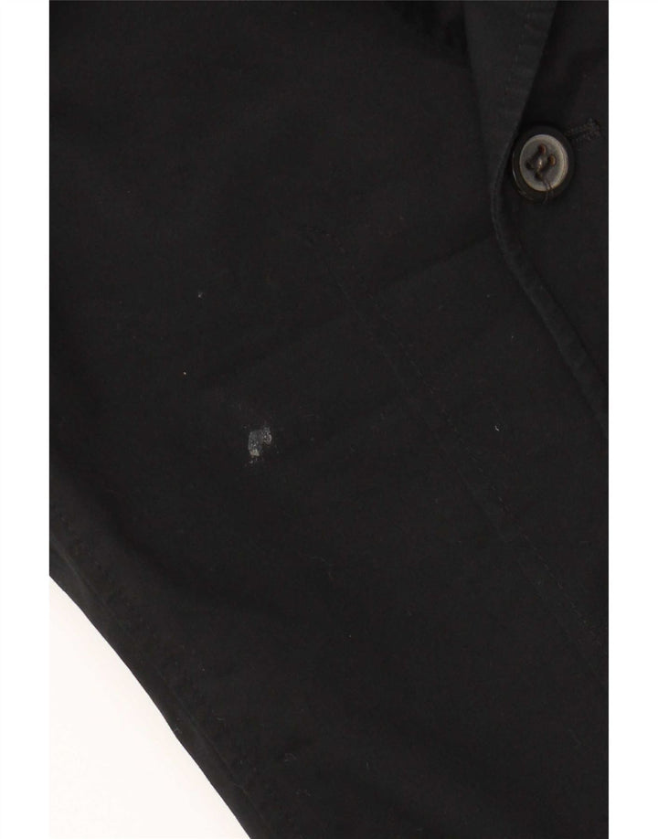 Jachetă Blazer pentru bărbați Zara EU 50, mediu negru, bumbac