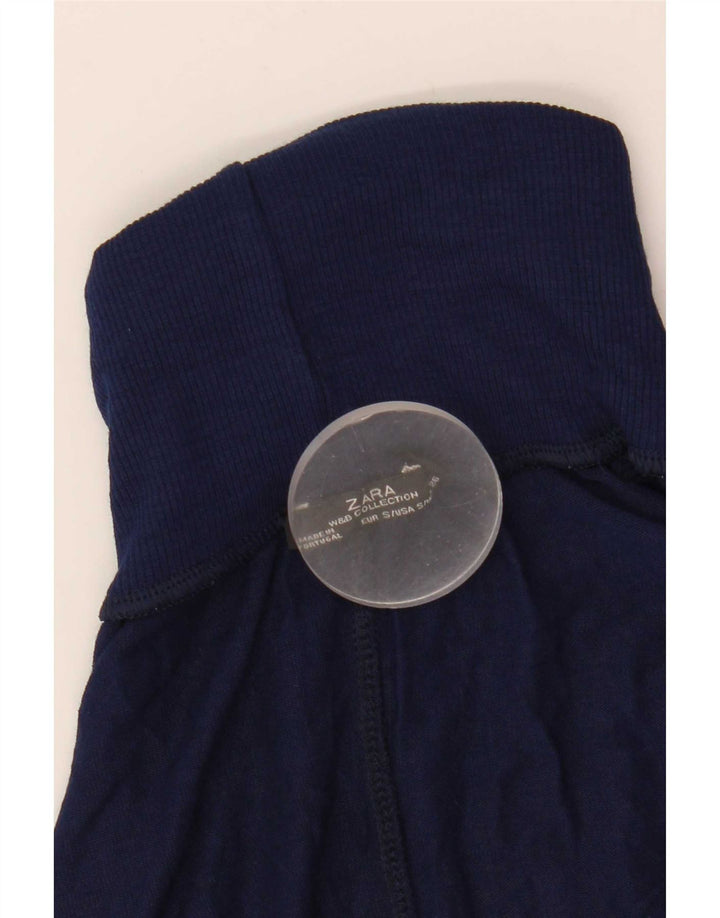 Pulover supradimensionat pentru femei Zara, cu gât rulat, UK 10 Mic, bleumarin