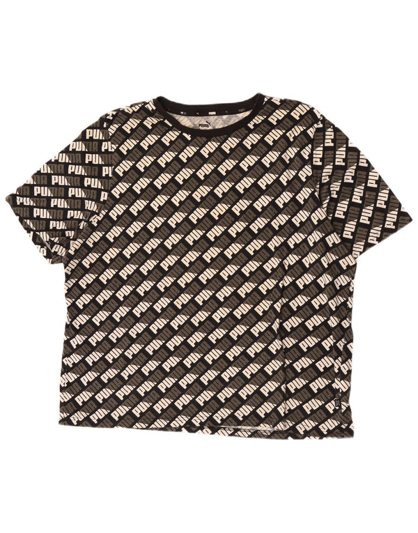 Tricou grafic Puma pentru bărbați Top 2XL bumbac negru