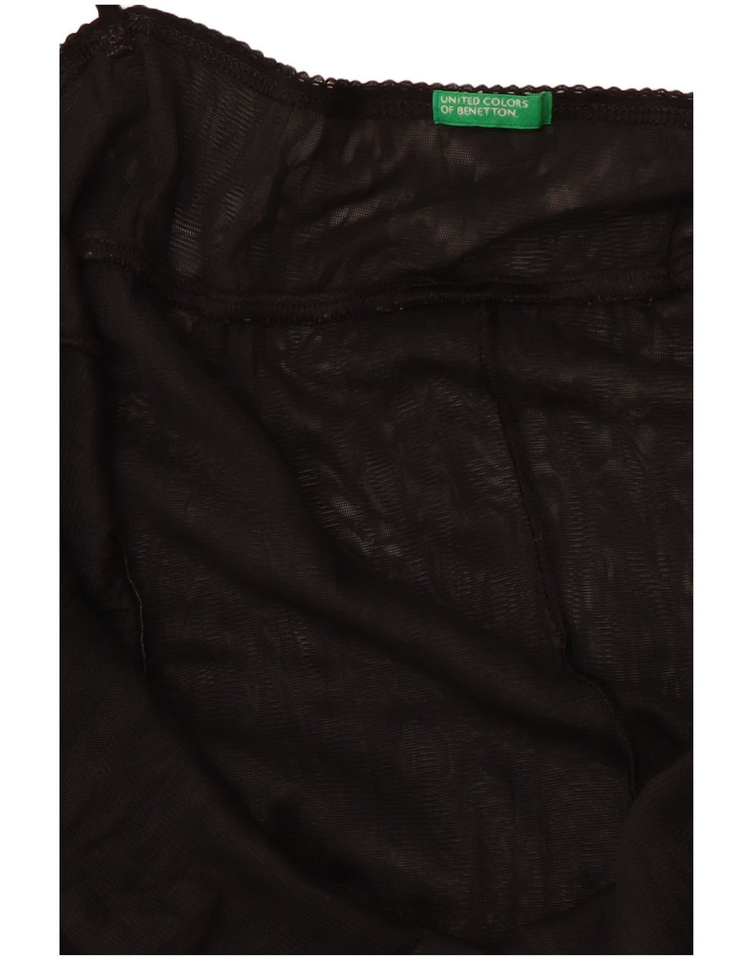 BENETTON Cami Top pentru femei UK 12 Medium Black