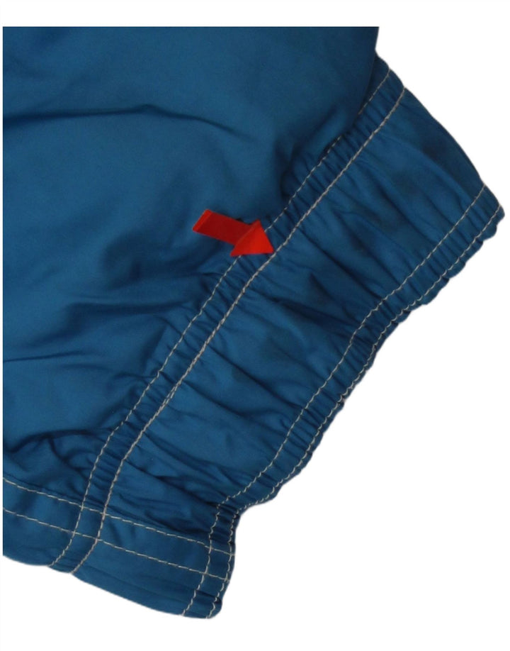 Salopetă de schi pentru bărbați Dubin, cu glugă, IT 50, albastru mediu, poliester color bloc