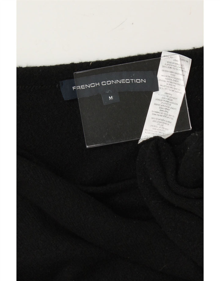 FRENCH CONNECTION Womens Boat Neck Jumper Sweater UK 14 Medium Black Vintage French Connection and Second-Hand French Connection from Messina Hembry 
