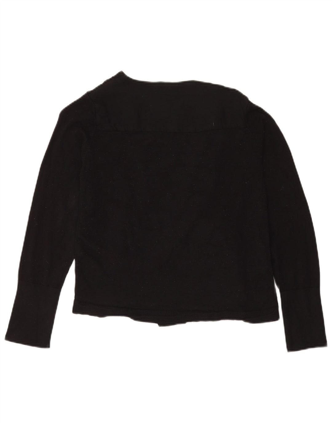 Marks & Spencer pentru femei Per Una Cardigan Top UK 12 Medium Black Viscose