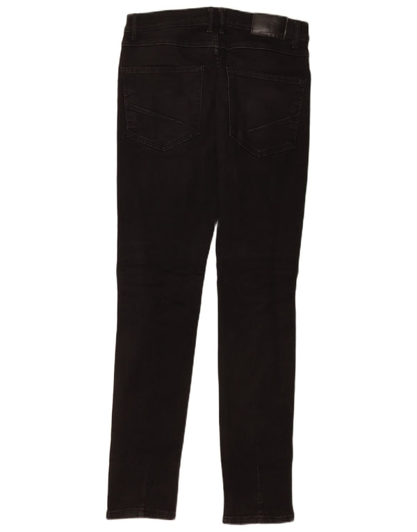 Blugi skinny distressed pentru bărbați Zara EU 36 XS W29 L30 Negri