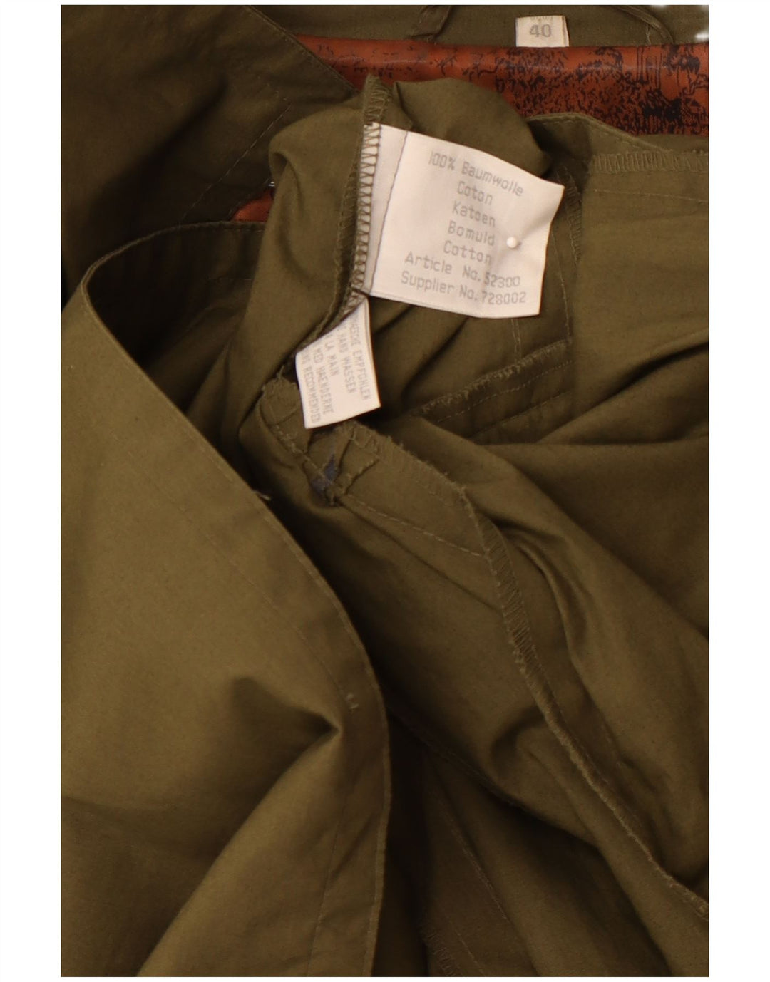 Trench pentru femei VINTAGE EU 40 Bumbac kaki mediu