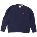 Pulover Levi's pentru femei, cu tăiere standard, cu decolteu triplu, UK 14 Medium Bleumarin