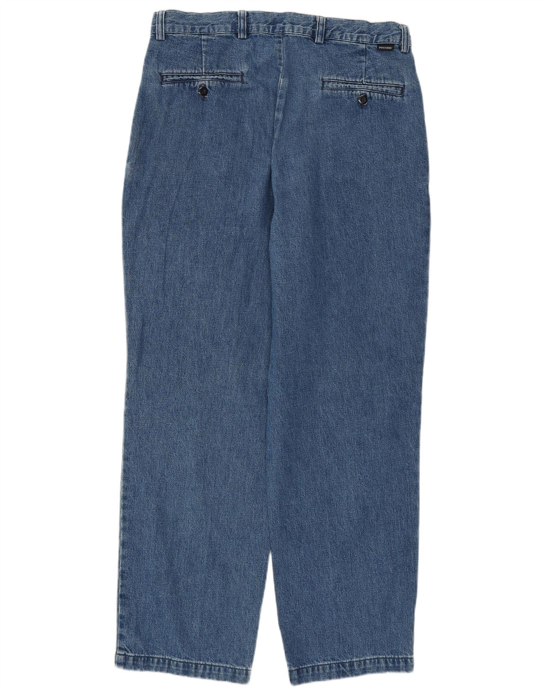 Blugi drepti Dockers pentru femei, cu ajustare clasică, L34 L30, bumbac albastru