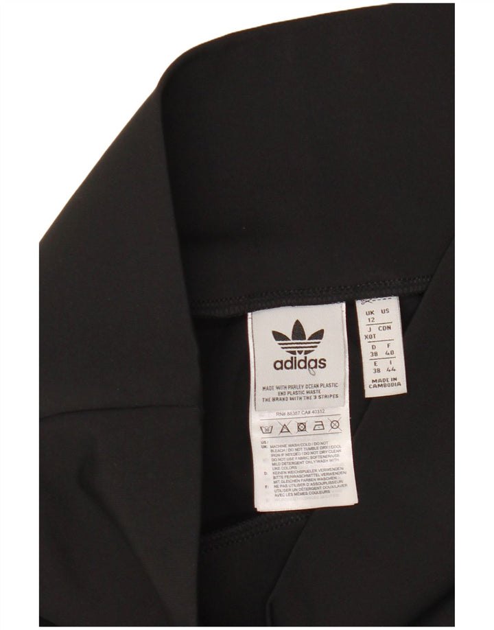 Leggings pentru femei ADIDAS UK 12 Poliester mediu negru