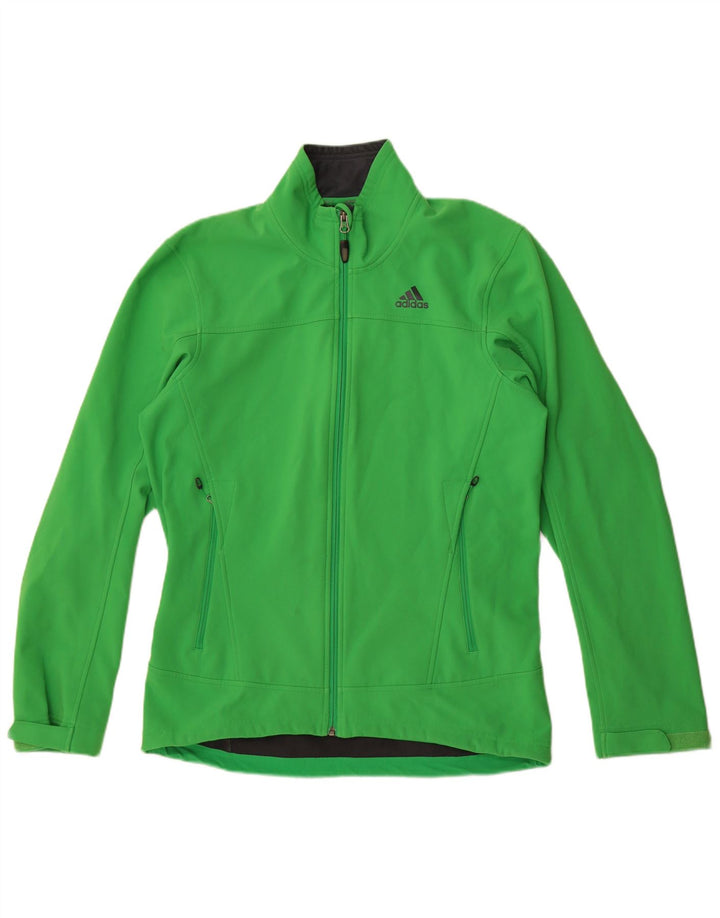 Jachetă de trening pentru bărbați Adidas UK 40/42 Poliester verde mediu