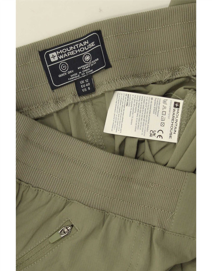 Mountain Warehouse Pantaloni Capri pentru femei UK 12 Medium W30 L21 Khaki