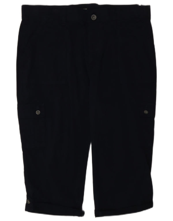 Pantaloni cargo Capri pentru femei Lee US 16 2XL W38 L19 bleumarin Bumbac