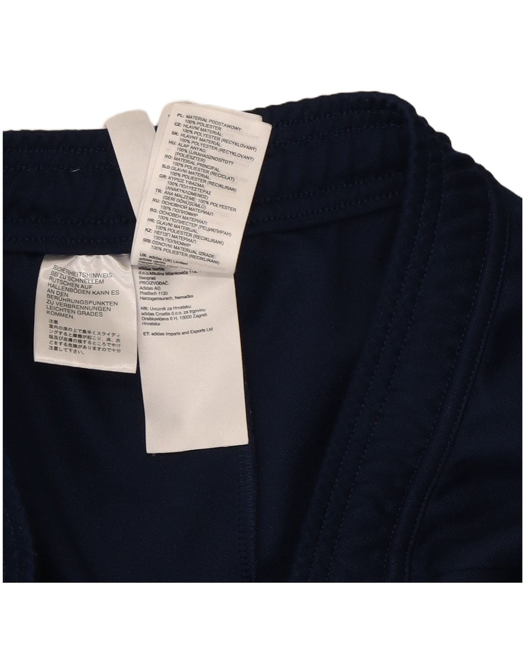 Pantaloni de trening Adidas Aeroready pentru bărbați, poliester mediu albastru bleumarin
