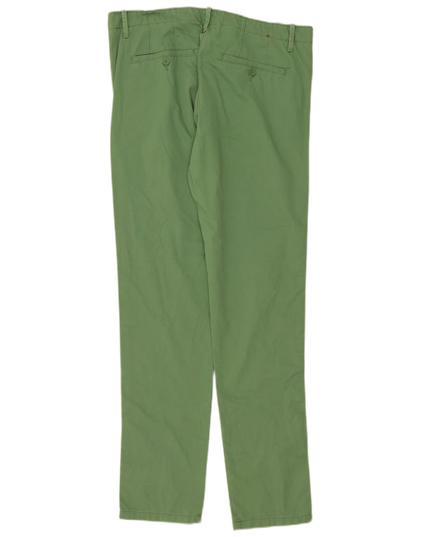 Pantaloni chino slim pentru bărbați Benetton IT 50 Large W36 L33 Bumbac verde