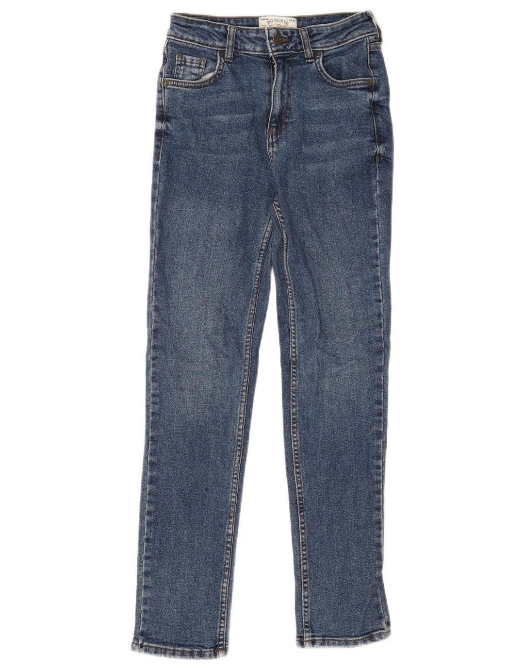 Fat Face Blugi Sway Slim pentru femei UK 8 Small W26 L27 Blue Bumbac