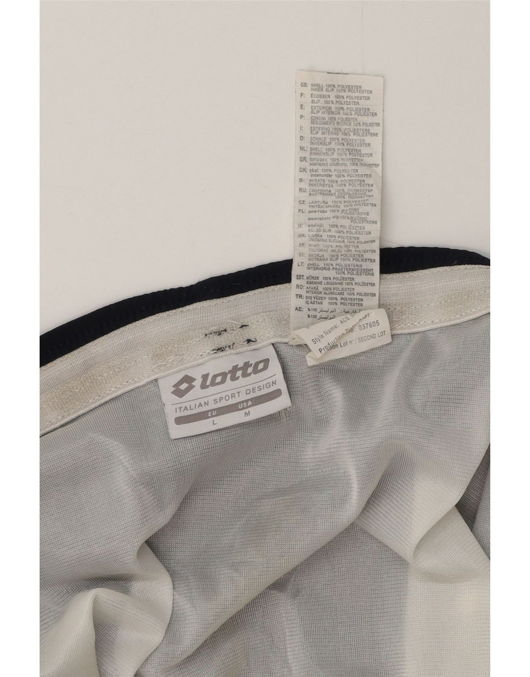 Pantaloni scurți sport Lotto pentru bărbați, mari, bleumarin, poliester