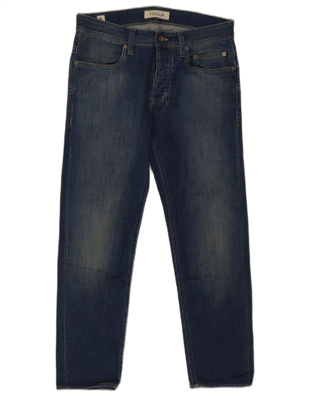 SIVIGLIA Blugi Cropped Femei L30 L26 Bumbac Albastru