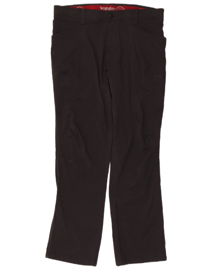 Pantaloni cargo drepti pentru bărbați WRANGLER W36 L32 Nylon negru