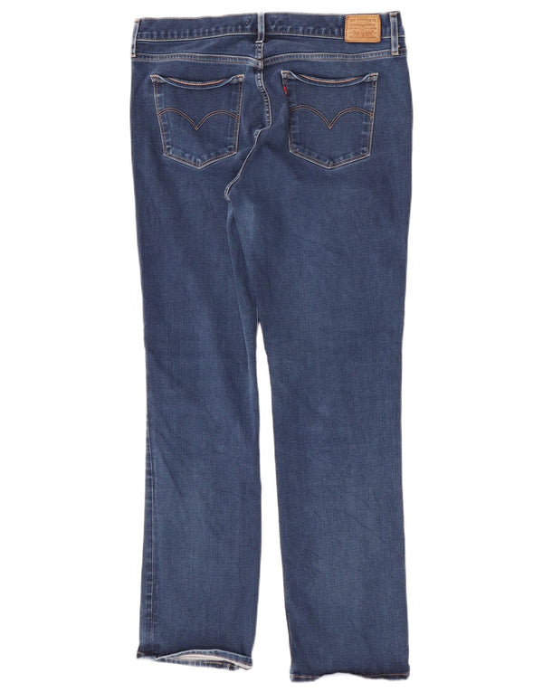 Blugi drepți modelați 314 Levi's pentru femei L32 L32 Bumbac albastru