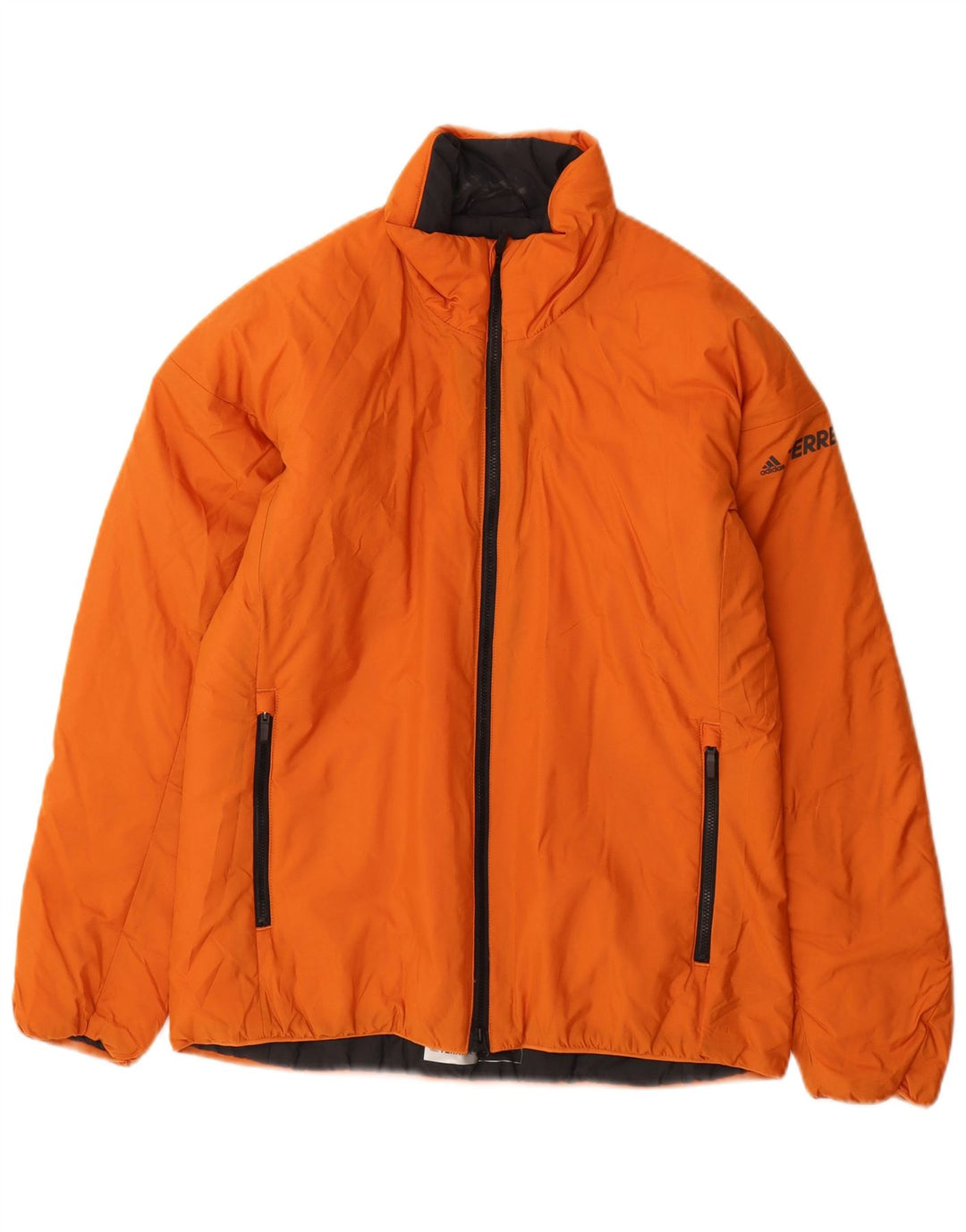 Jachetă căptușită pentru femei Adidas UK 8/10 Small Orange