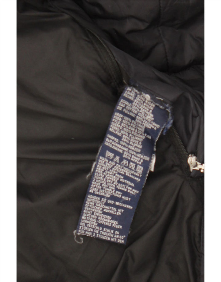 Palton căptușit pentru femei Sergio Tacchini UK 14 Medium Black Nylon