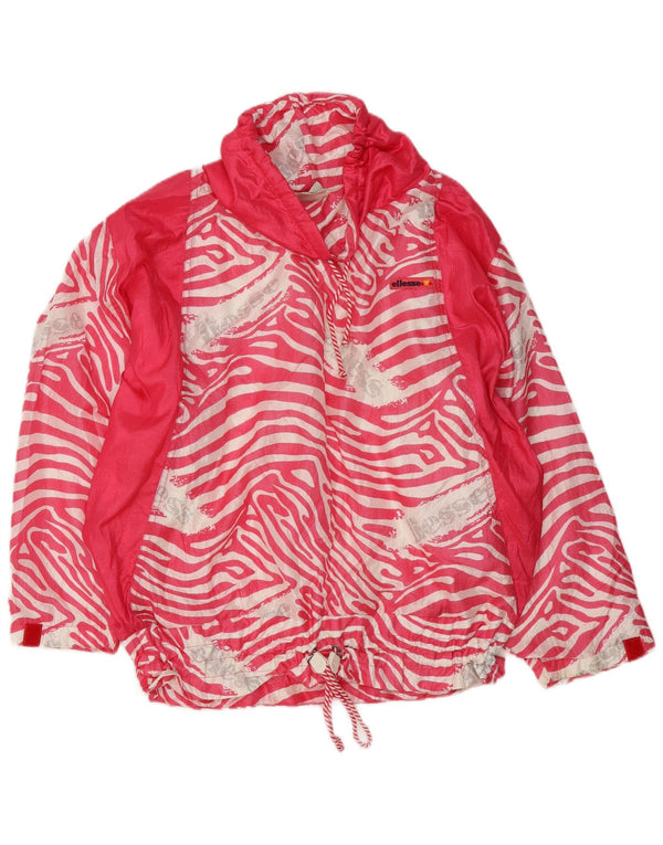 Jachetă de top pentru trening pulover pentru femei Ellesse UK 22 3XL roz animal print