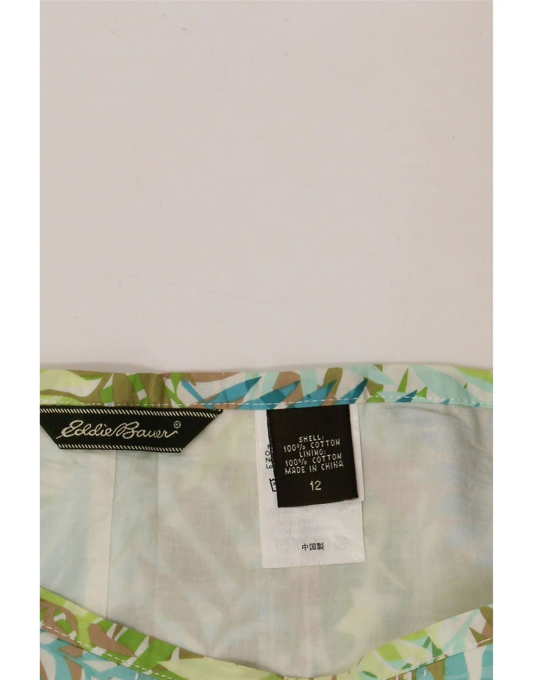 EDDIE BAUER Fustă A-Line pentru femei US 12 Large W32 Multicolor Floral