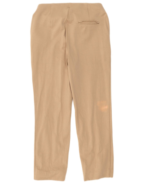 Pantaloni casual drepti pentru femei Marks & Spencer UK 12 Medium W30 L26 Bej
